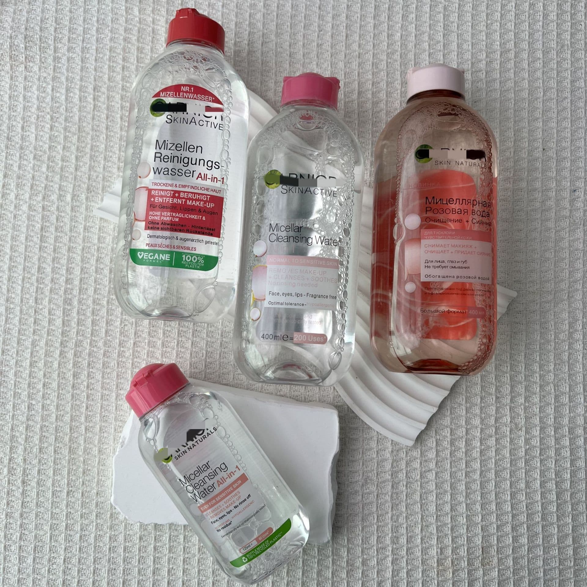 Thailand Cross-Border Green Skin Renewal Purifying Micellar Water 400ml GAR-NI-ER / Micron Cleansing Micellar Water