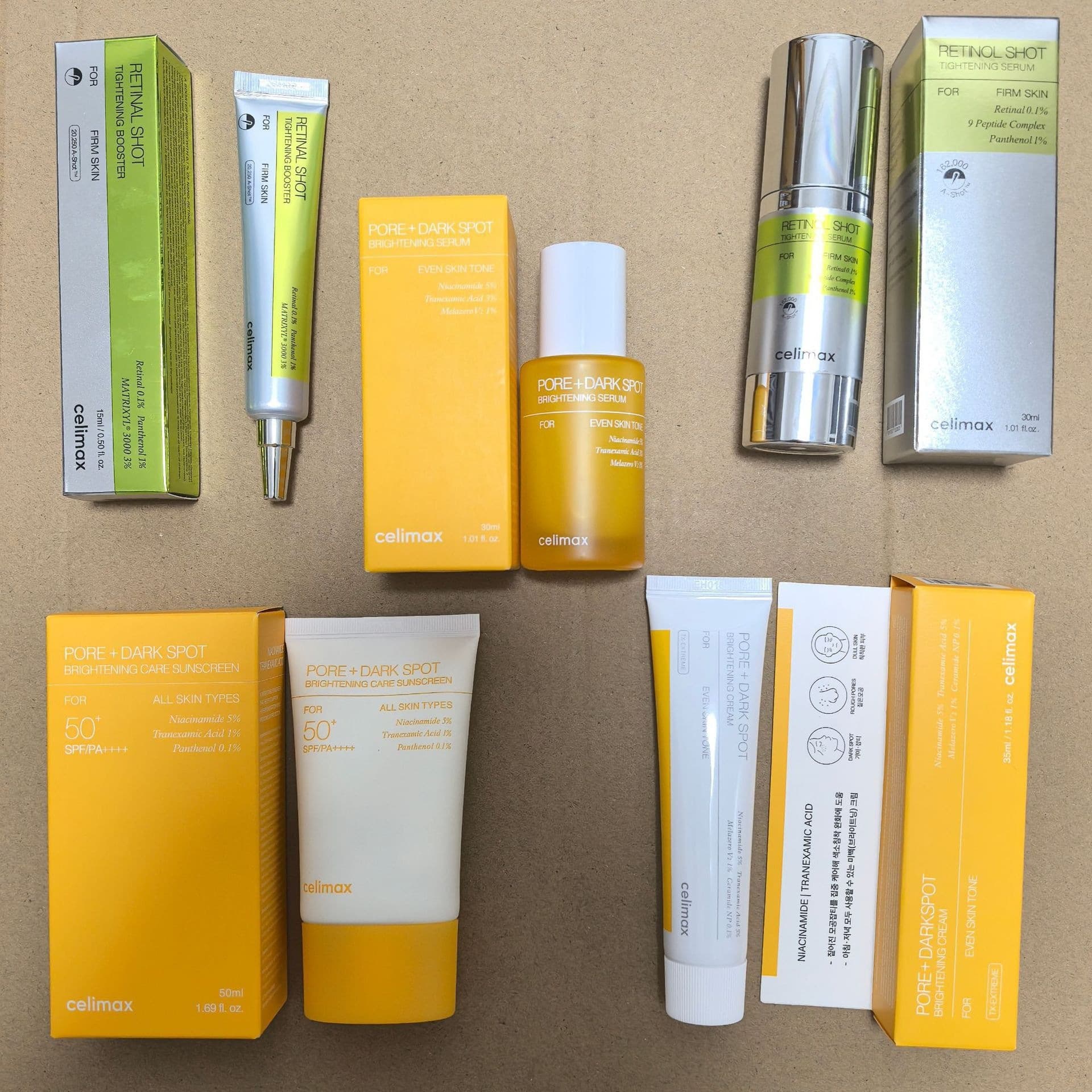 Cross-border celimax retinol firming eye cream RETINAL SHOT TIGHTENING BOOSTER