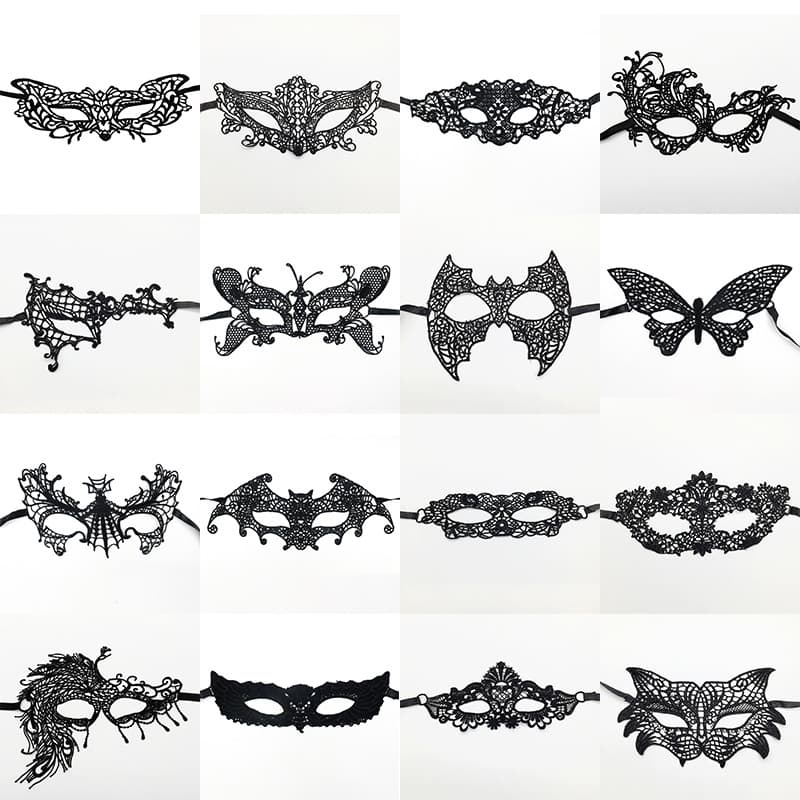 Cross-Border Exclusive Masquerade Sexy Lace Masks, Christmas Halloween Erotic Indeterminate Eye Mask Supplies