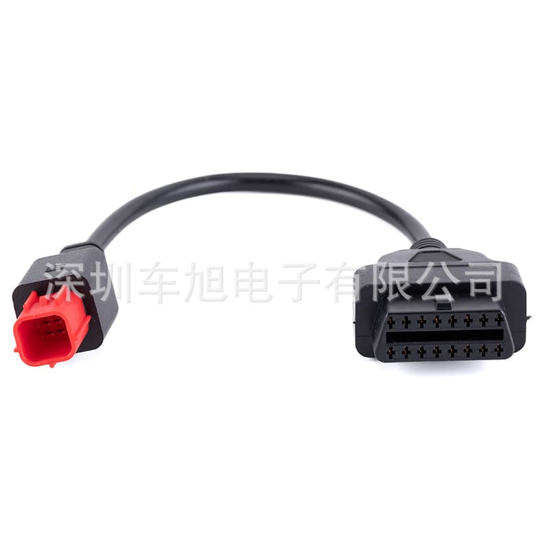 Efi Motorcycle Special National Four Adapter Cable OBD Haojue Suzuki Yamaha Honda Diagnostic Instrument Adapter Plug