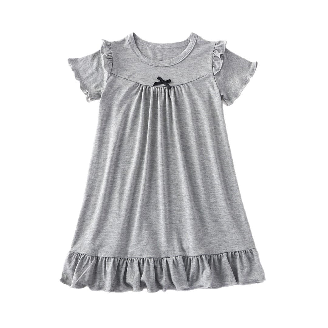 Kids Pajamas Girls Loungewear Set Modal Spring Summer Thin Children's Air-Conditioned Clothes Lace Princess Style