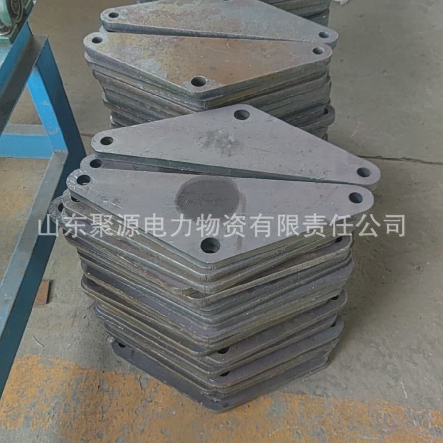 Connecting Plate Triangular Connecting Plate Power Fittings L-Type Connecting Plate Hot-Dip Galvanized Plate Power Equipment Connecting Plate Traction Plate