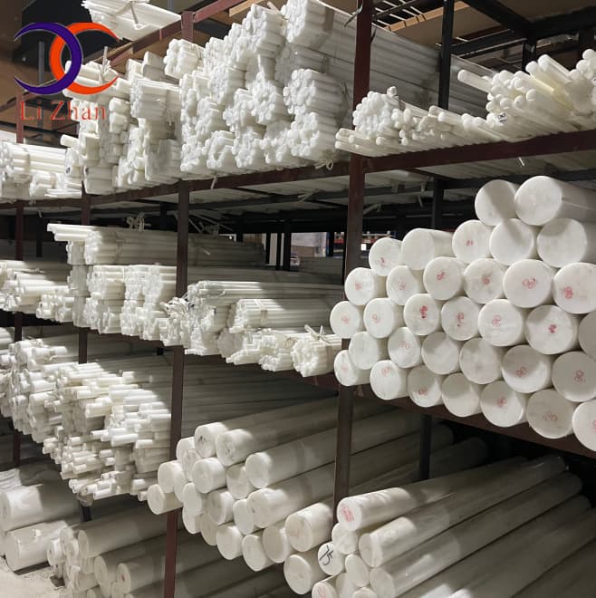 Factory Direct POM Rod Black and White New Polyoxymethylene Rod Delrin Rod Urethane Rod Engineering Plastic Rod Stock