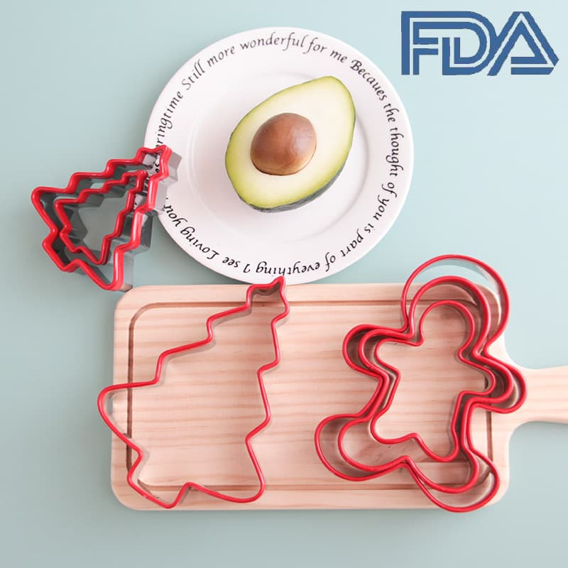 Dog Bone Gingerbread Man Christmas Cookie Cutter Sandwich Cake Vegetable Fruit Cutter