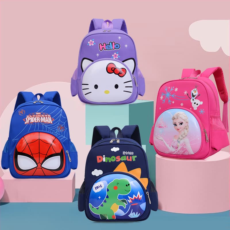 Manufacturer wholesale children's cartoon backpack kindergarten fashionable patterned backpack for ages 3-6, dropshipping available