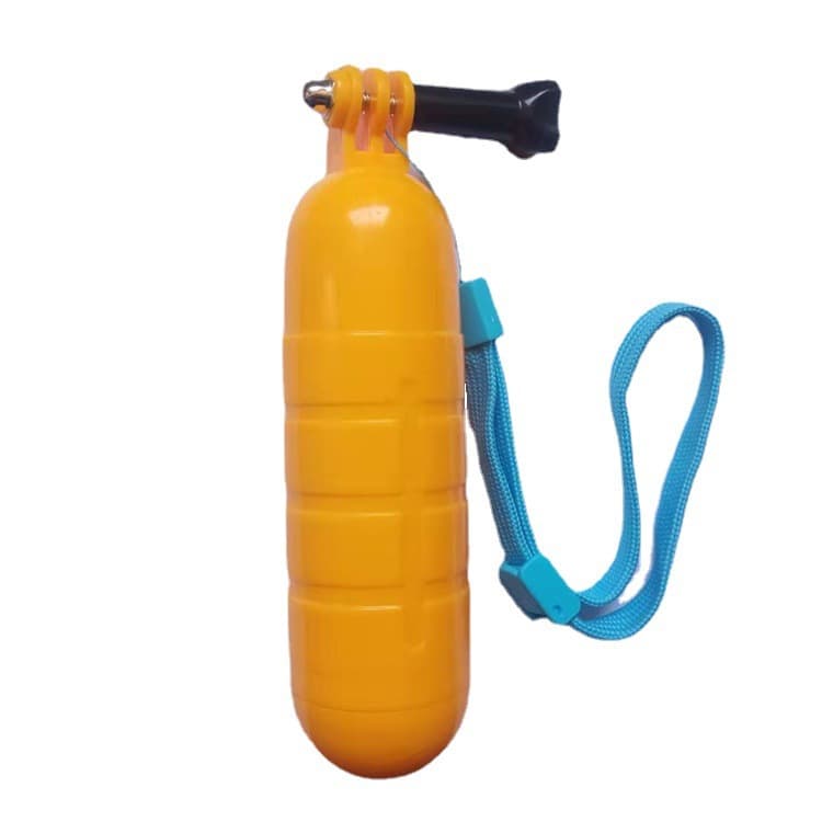 GoPro threaded buoyancy rod, DJI striped anti-slip floating handheld stick with pattern, sports camera accessories.