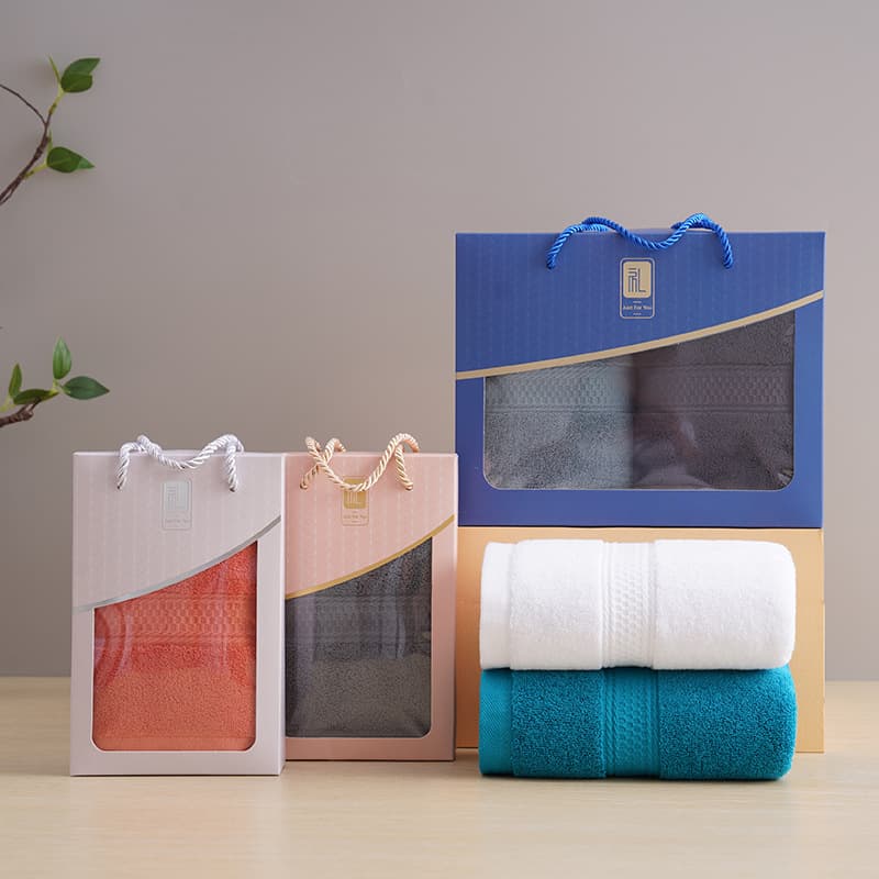 130g Thick Pure Cotton Towel Gift Box Small Gifts for Customers Business Opening Event Souvenir Logoable