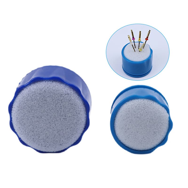 Dental Cleaning Station Root Canal File Organizer Box with Replaceable Sponge, High Temperature Resistant, Sterilizable, Small and Large Sizes Available
