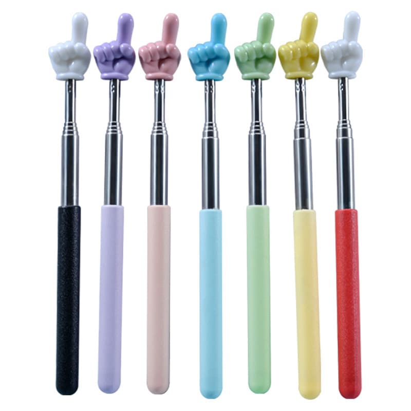 Retractable Teaching Pointer Stick for Children Reading Book Extendable Finger Pointer Teacher Special Large Command Stick