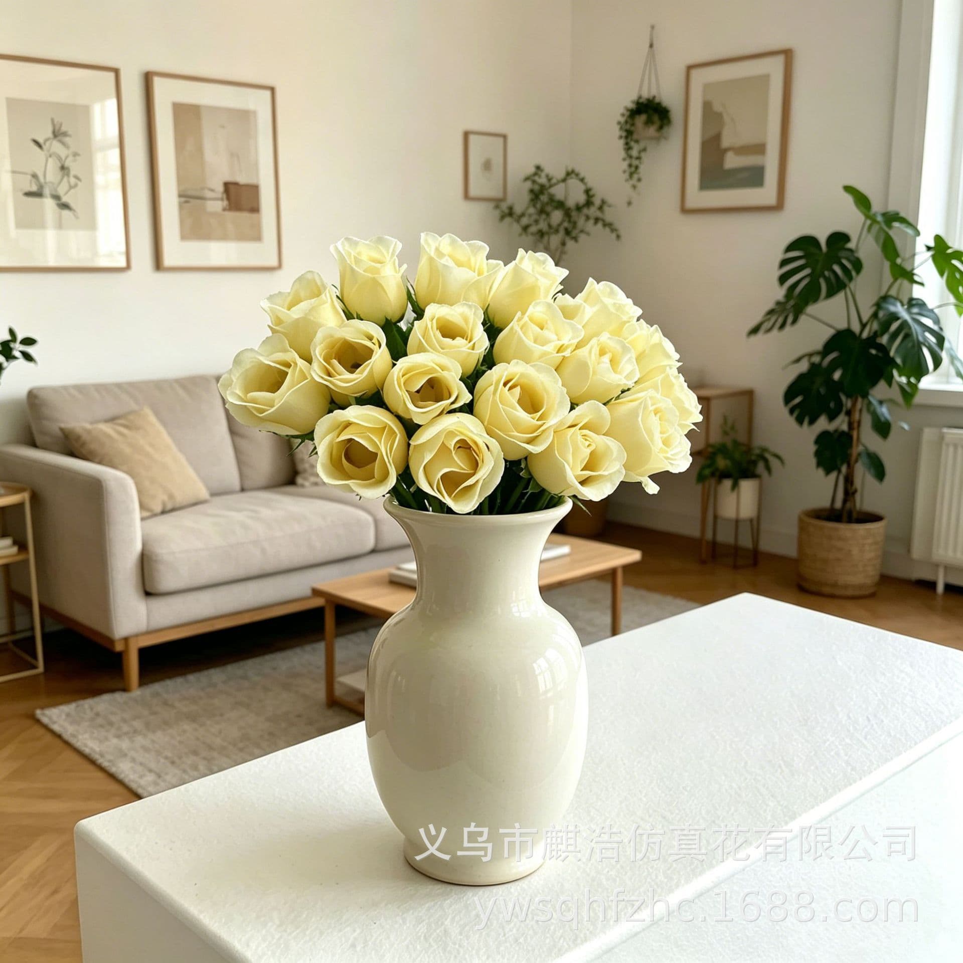 Valentine's Day Single Artificial Rose Gift Living Room Bedroom Decorative Flower Arrangement Wholesale Simulation Halloween Bouquet