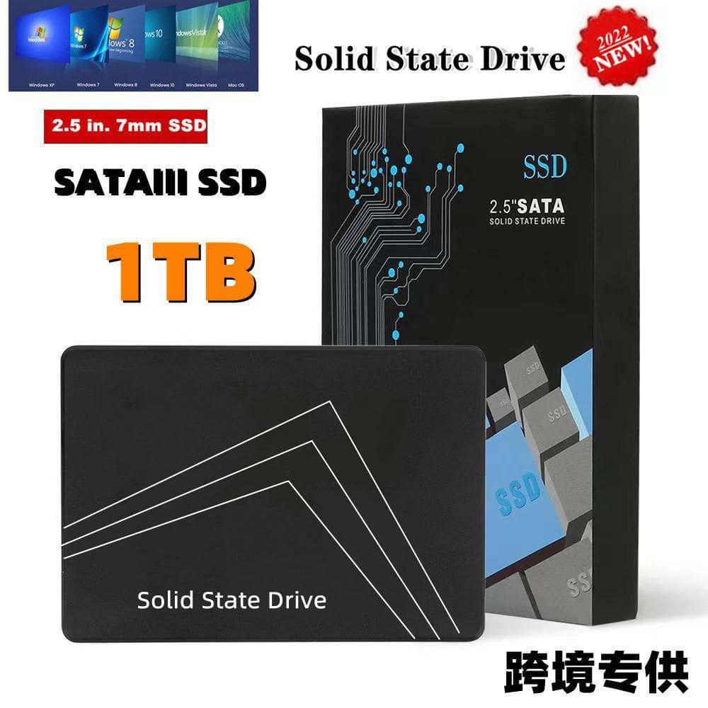 2.5-inch Mountain Pattern High-Speed Solid State Drive 4TB Laptop Desktop SATA3 SSD Cross-border Expansion