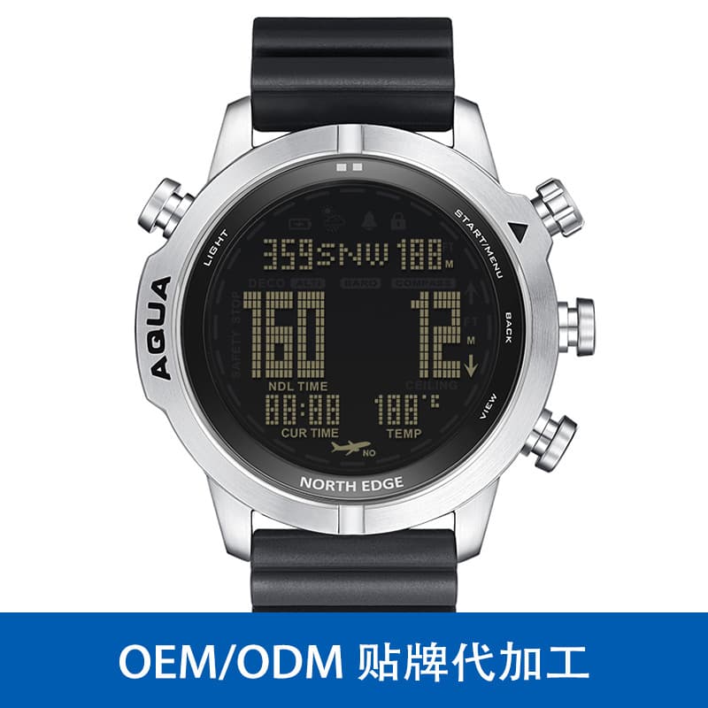 NORTH EDGE Brand Watch Factory OEM Processing Private Label Custom Men's Watch Diving Watch