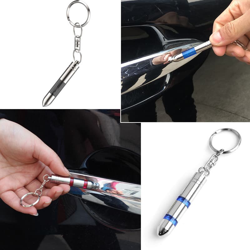Anti-static car keychain, static eliminator, human body static discharge device, multi-functional static discharge bar