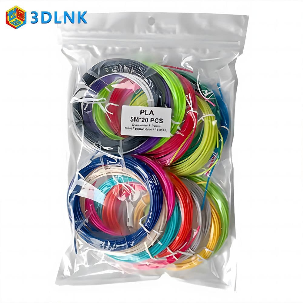 PLA Material for 3D Printing Pens 1.75mm Filament 2m/3m/5m/10m Length 40 Colors Available High Quality Thermal Neutral Brand