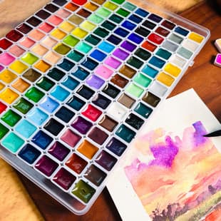 Pearlescent Solid Watercolor Paint Color Selection Painting Set Dunhuang Nail Art Special Split Box