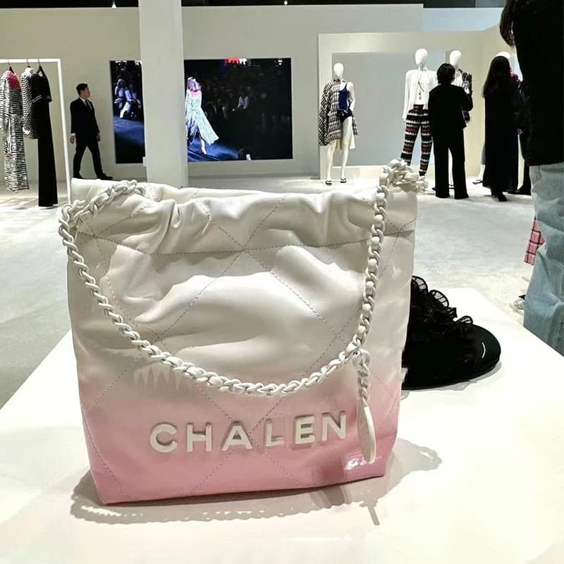 Xiaoxiang style rhombus chain bag for women 2024 new spring mini garbage bag bag commuter crossbody mini bucket bag