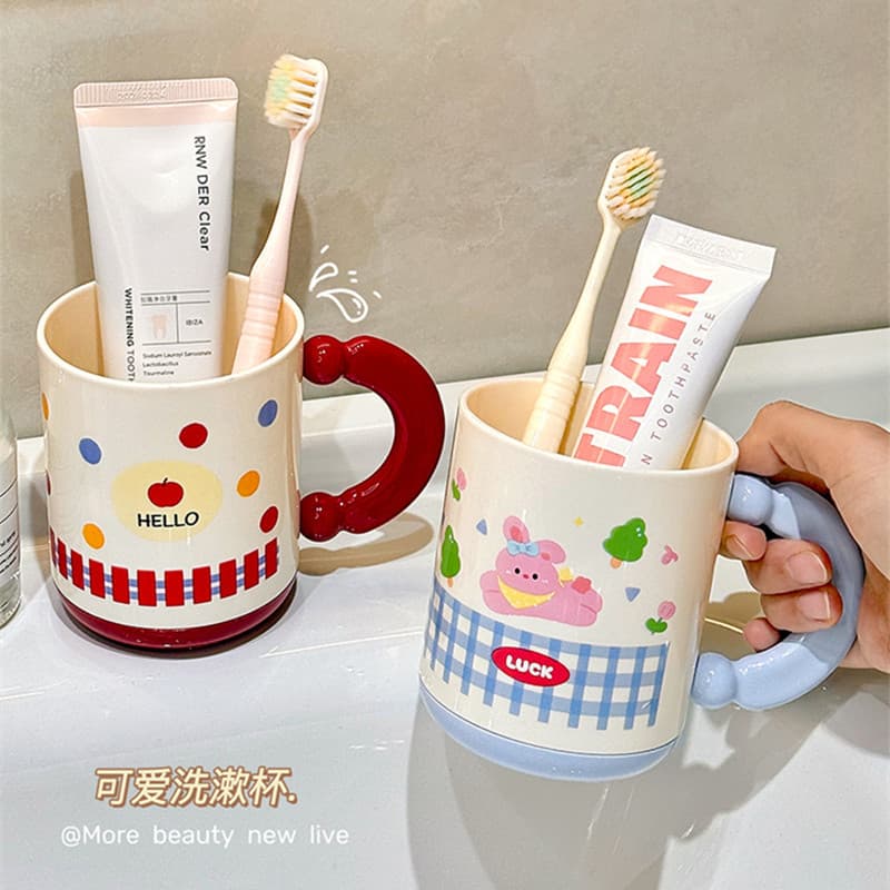 Dopamine Rinse Cup 2025 New Rinse Cup High-Appearance Toothbrush Cup Household Couple Toothbrushing Cup Washing Cup