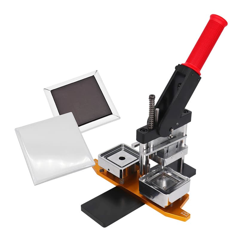 Manual American-Style DIY Badge Machine, Button Maker, Medal, Refrigerator Magnet Maker, DIY Tin 5x5