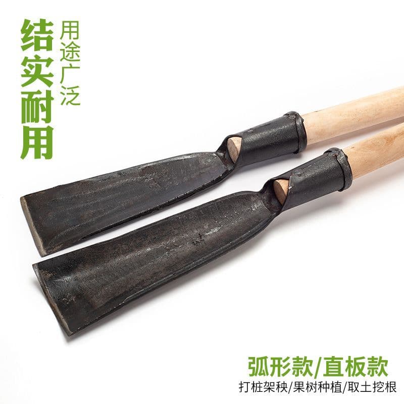 Luoyang Shovel for Digging Holes, Soil, and Trees, Straight Shovel for Planting, Small Soil Loosening Tool, and Thickened Steel Trenching Shovel