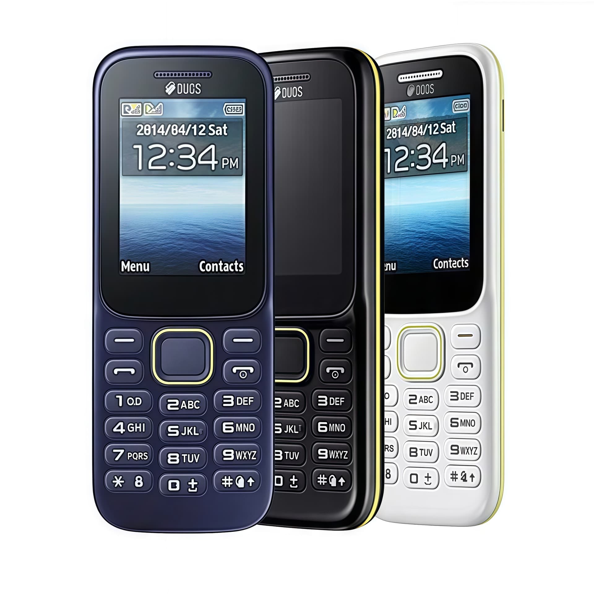 B310E Cross-Border Trade Mobile Phone, Candybar with Keypad, GSM 2G Non-Smartphone, Dual SIM, Senior Citizen Phone