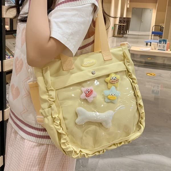Japanese style ins style versatile two-dimensional comic exhibition painful baby bag casual student large capacity single shoulder crossbody bag for women