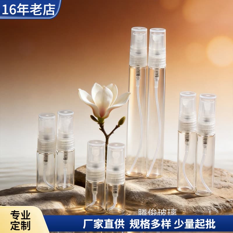 Wholesale 2ML 3ML 5ML 10ML Perfume Glass Spray Bottle Refillable Empty Bottle Portable Sample Bottle