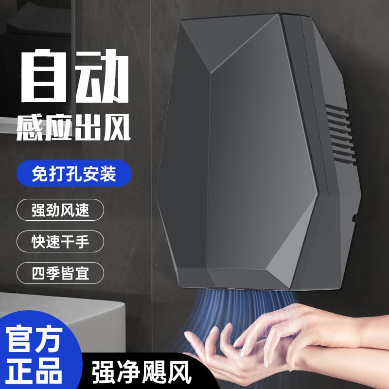 Manufacturer Wholesale Smart Hand Dryer Cross-Border Home and Office Automatic Hand Dryer with European and American Standards