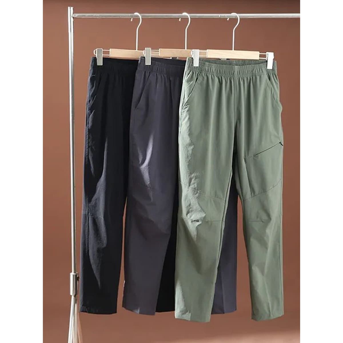 The originator of outdoor functions Niaojia men's series woven quick-drying pants summer casual sports light breathable trousers