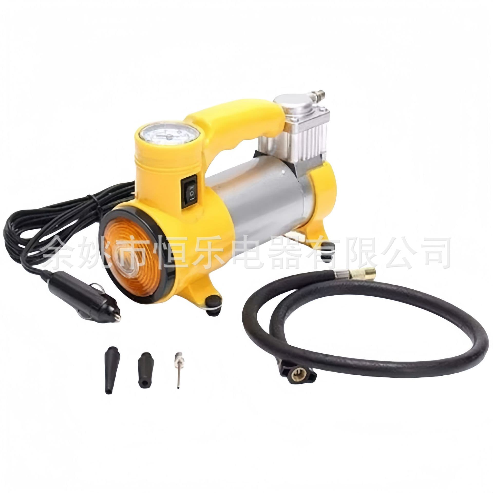 Car tire air pump inflator with digital pressure gauge car digital air compressor for car