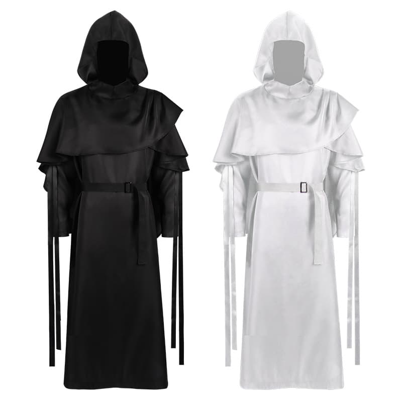 Mantianyu New European and American Medieval Dark Cosplay Costume Halloween Grim Reaper Outfit Long Robe Performance Costume