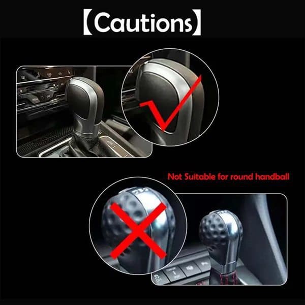 4 Pieces Gear Shift Head Cover Trim for Volkswagen Golf 6 7R GTI Passat