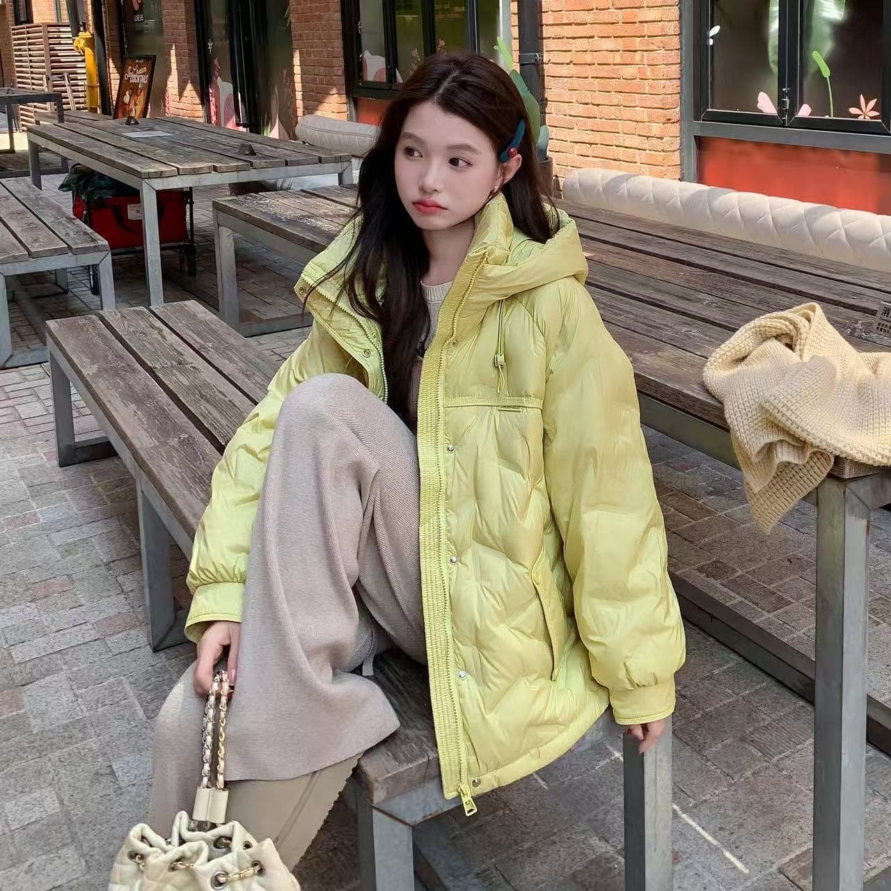 Da Ji 2025 New Plus Size MM 200 Jin Extra Large Size 90% Down Mid-Length Hooded Seam-Sealed Down Jacket Women 9921
