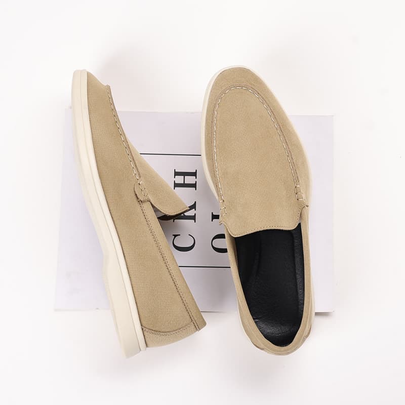 Summer Fashion Blue Loafers Breathable Casual Shoes Men's Export Large Size Driving Shoes Lightweight Slip-On Shoes 48
