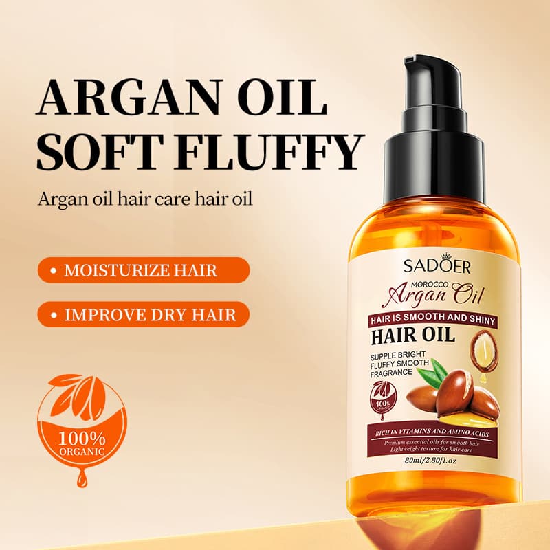 Full English SADOER Moroccan argan oil hair care essential oil olive improves dry hair cross-border foreign trade wholesale