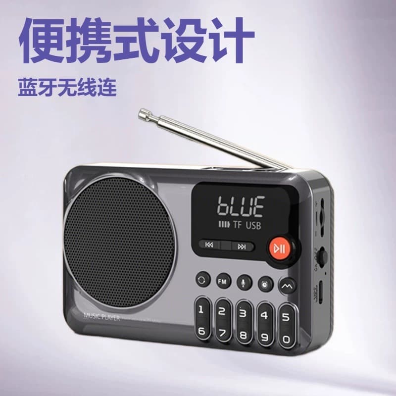 Jinzheng C18Pro multi-function radio card speaker Bluetooth audio portable player