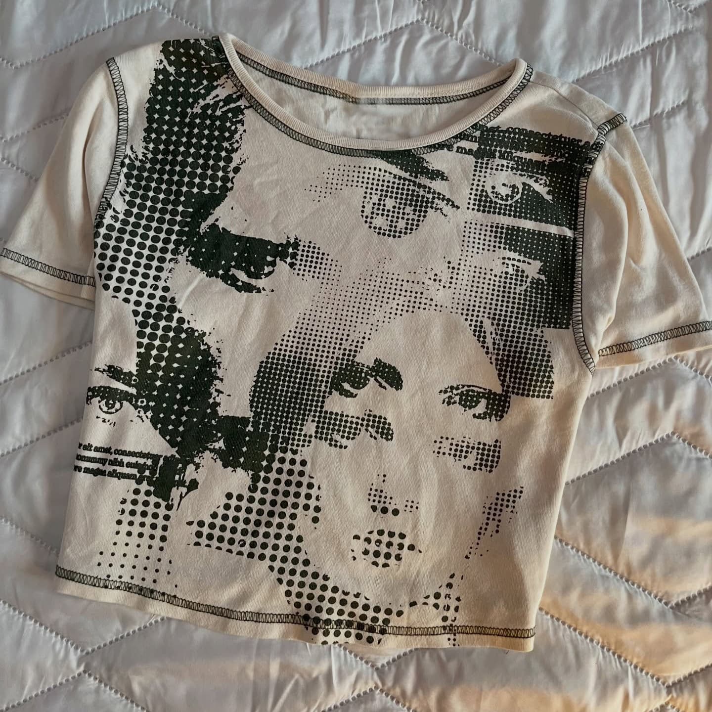 American Hot Girl Summer Short Sporty Crop Top T-Shirt Y2K Round Neck Pullover Mesh Women's