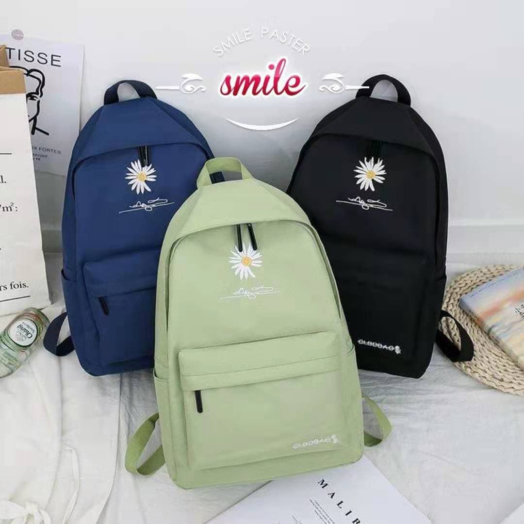 Fresh Daisy Backpack Large Capacity Travel Backpack Kids School Bag for Elementary Students Grades 1-3