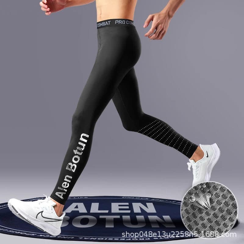 2025 fitness trousers sports running quick-drying sports training football velvet bottoming outdoor tight casual pants