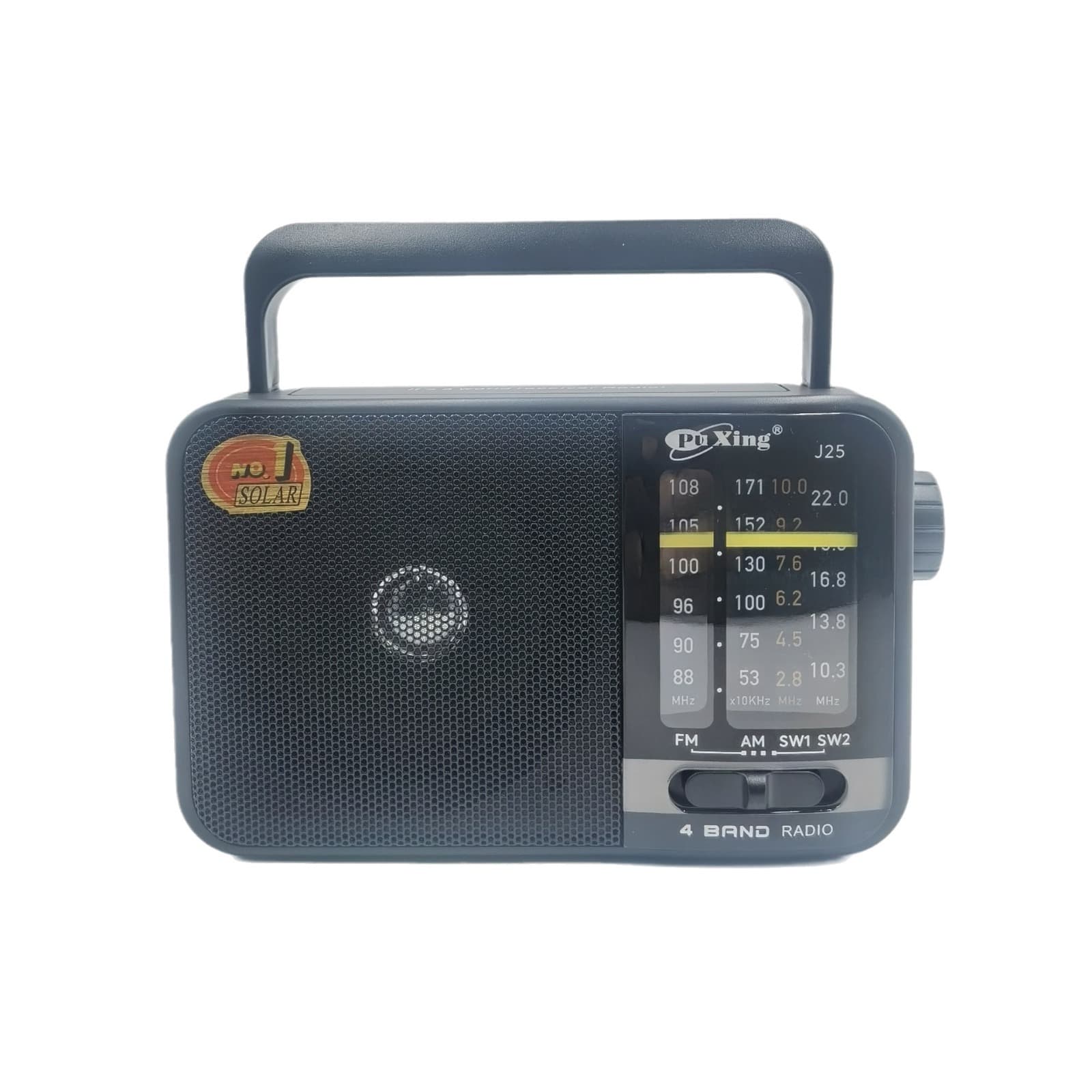 J25 Radio for Seniors, Semiconductor, Vintage Multi-Band Full-Band Portable Radio Speaker