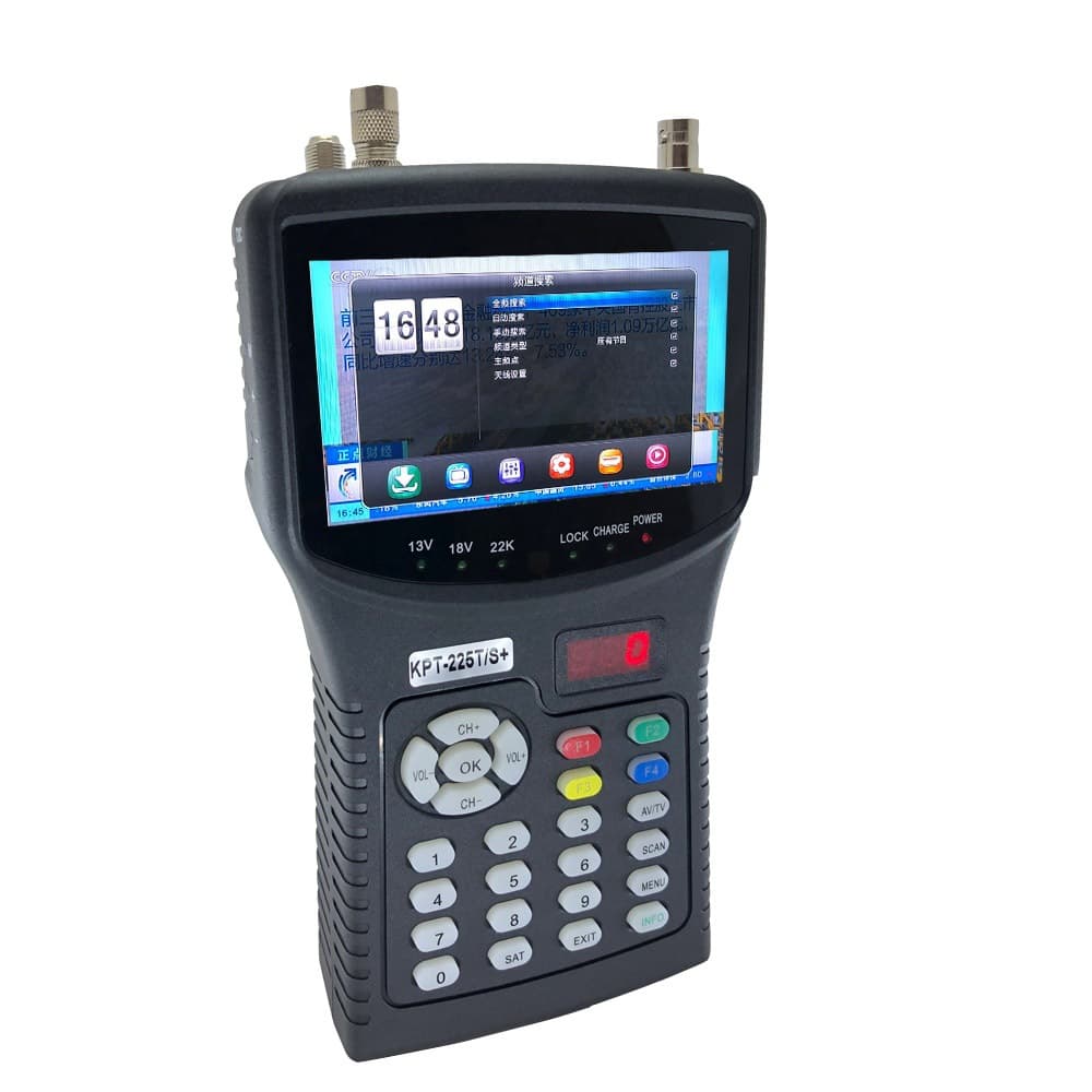 4.3-inch Terrestrial TV*HD Input Monitor*Satellite Signal Tester*Coaxial Camera 225TS+