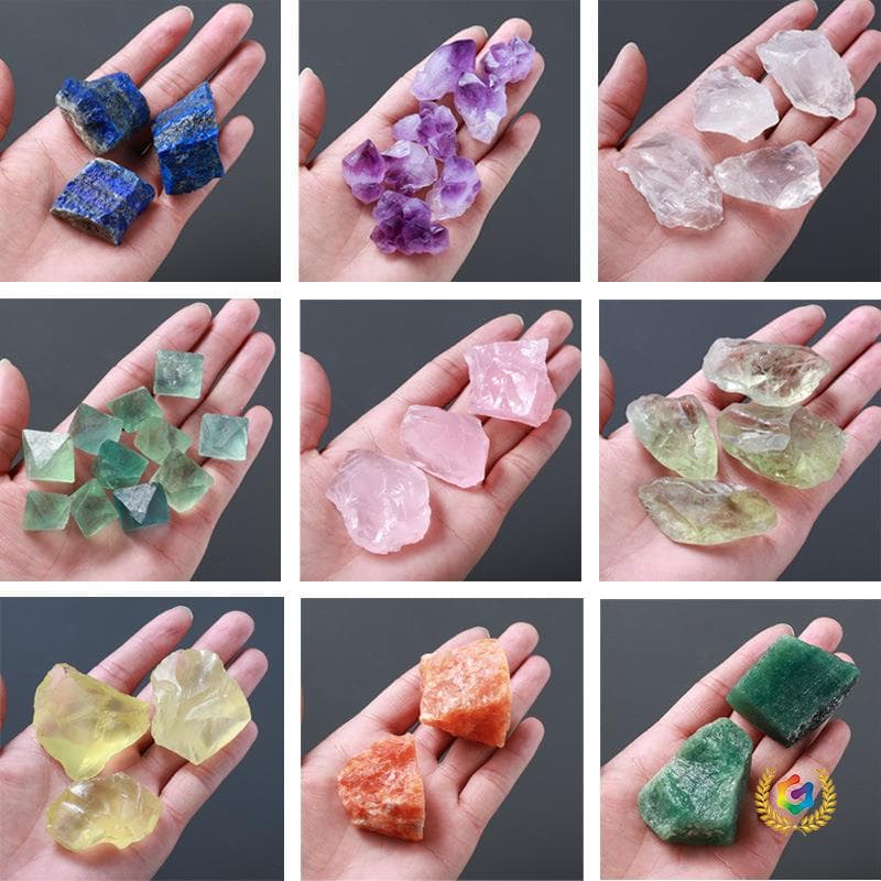 ✅ East China Sea Crystal Diffuser Stone, Aromatherapy Stone, White Crystal, Yellow Crystal, Amethyst, Green Fluorite, Crystal Raw Stone, Mineral Specimen