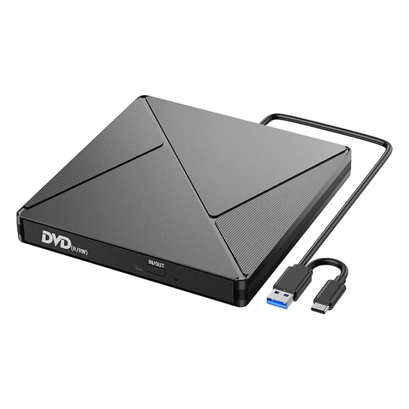 New Arrival 2-in-1 Optical Drive Supports USB 3.0, USB 2.0, and Type-C Interface for Laptops