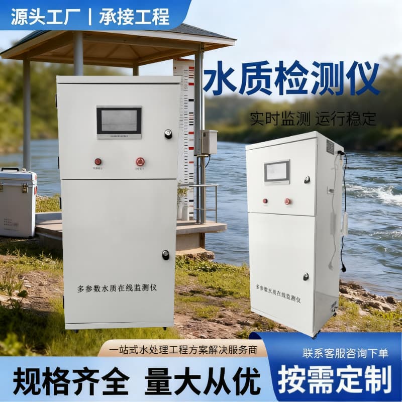 Multi-parameter Online Water Quality Monitor for Swimming Pools, Secondary Water Supply, Ammonia Nitrogen, Total Phosphorus, Total Nitrogen, Industrial and Aquaculture Testing Equipment