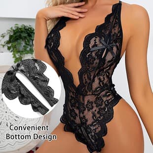 Lingerie Manufacturer Wholesale for eBay & AliExpress Export, Sexy Lace Bodysuit Sleepwear for Europe & America