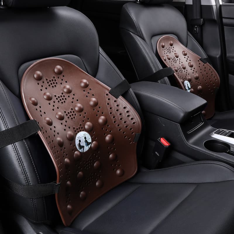 Car Lumbar Support Vehicle Office Seat Cushion Summer Vehicle Use Back Cushion Lumbar Support Breathable Dual Back Cushion Summer Pillow