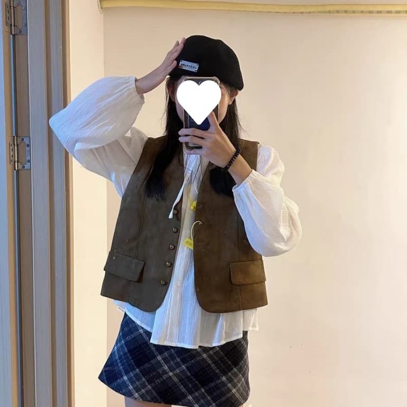Large size plaid skirt for women in autumn and winter, high waist, slightly fat mm, slim pear-shaped figure, belly-covering short a-line skirt