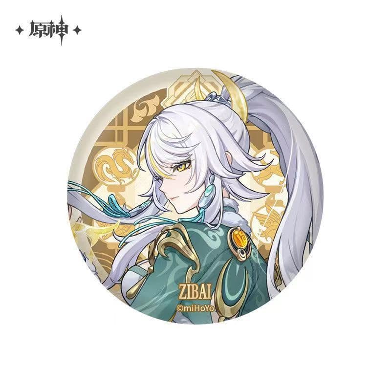 [Official Genuine Merch] Genshin Impact Badge Pin Anime Furina Raiden Shogun Neuvillette Scaramouche Kazuha Hu