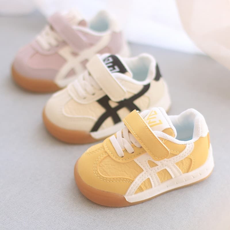 Spring and Autumn New Baby Girl Shoes Soft Sole Toddler Sneakers 1-3 Years Old Boy Agassi Shoes