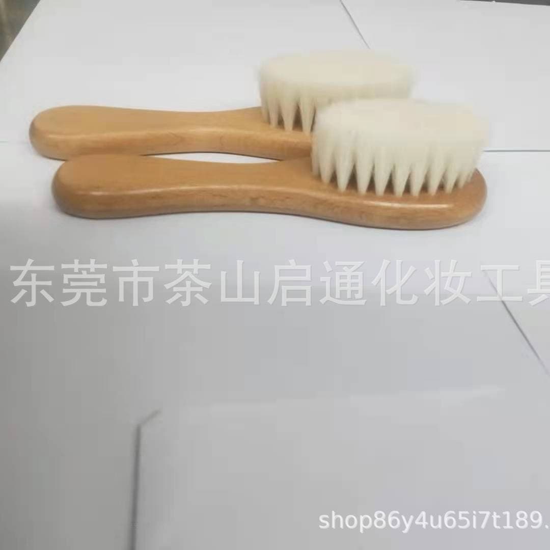Factory Supply Newborn Baby Bath Cleaning Care Wool Brush Scalp Massage Comb