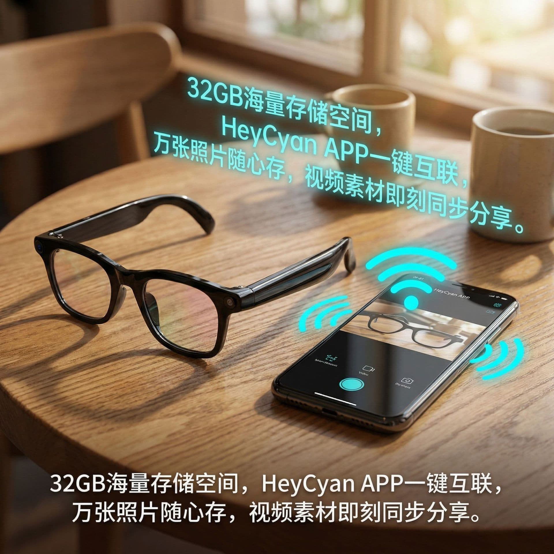 2026 Factory Direct Sales New Model 800W Pixel Ai Smart Bluetooth Glasses with Camera Smart Bluetooth Ai Glasses